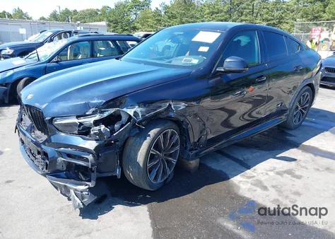 2022 BMW X6 xDrive40I z USA, uszkodzony, nr VIN 5UXCY6C05N9N29823